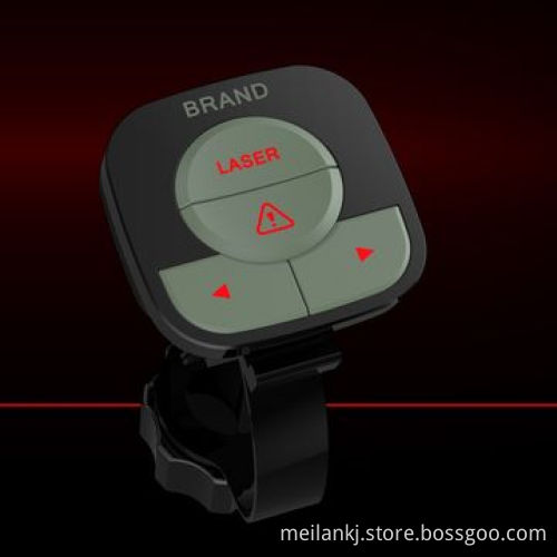 Remote control laser rear light, yellow light flashes indication of the rear bike turn right/left